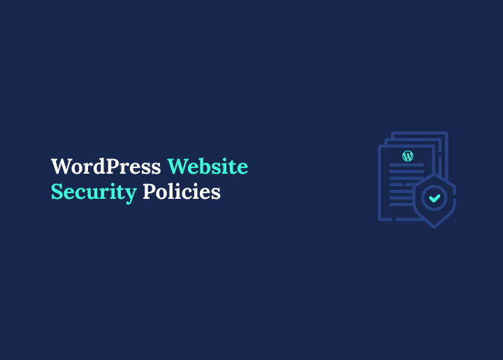 WordPress website security policies