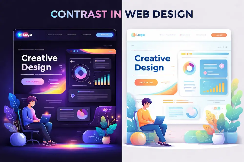What is Contrast in Web Design and Why It Matters 78 Contrast in Web Design
