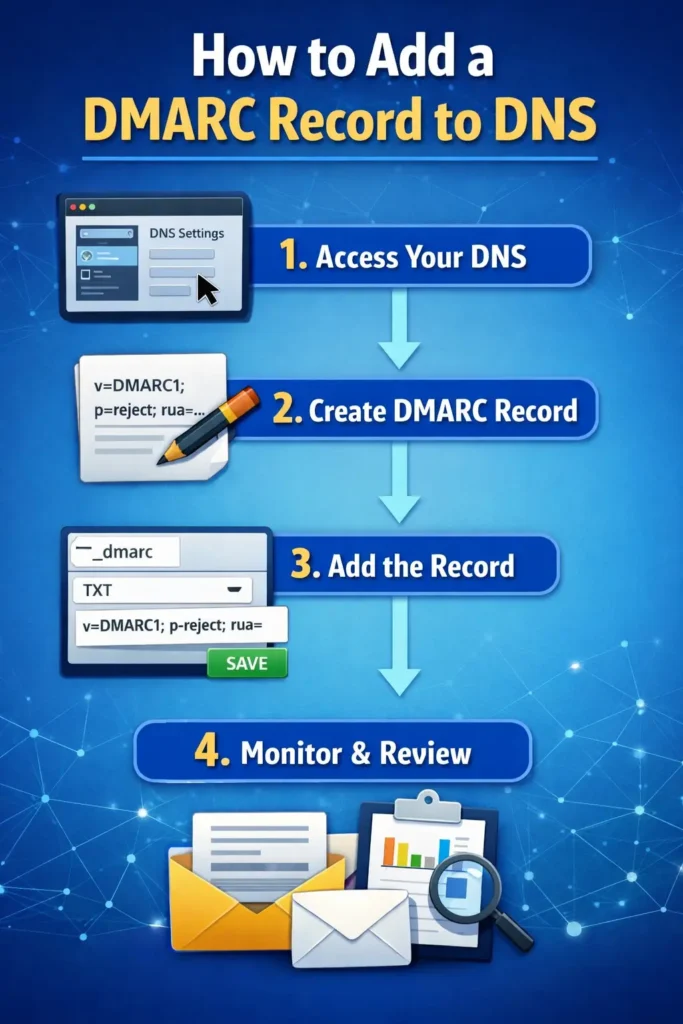 DMARC Explained: How to Protect Your Email and Add a DMARC Record to DNS 79 How to add a DMARC record