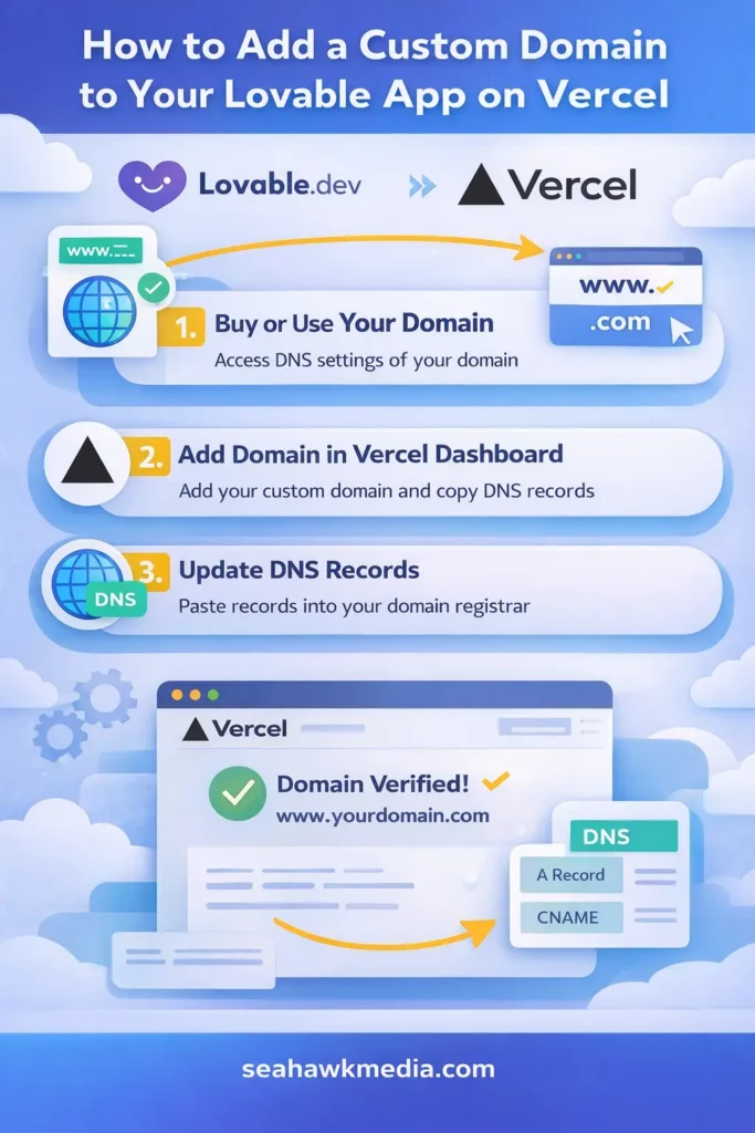 How to Deploy a Lovable App to Vercel with Custom and Wildcard Domains Made Simple 80 How to add a custom domain