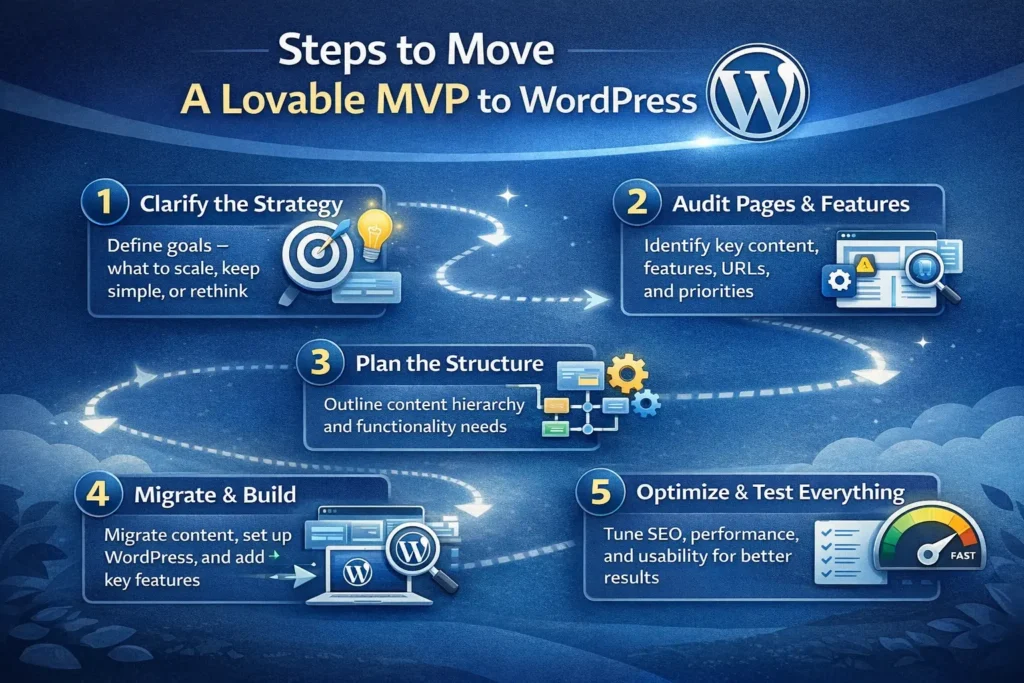 How to Move a Lovable MVP to WordPress: A Step by Step Guide 79 Steps to Move A Lovable MVP to WordPress