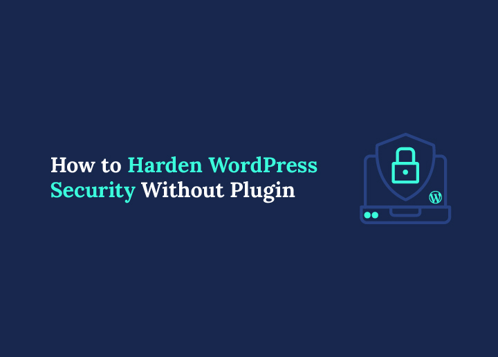 harden wordpress security without plugin