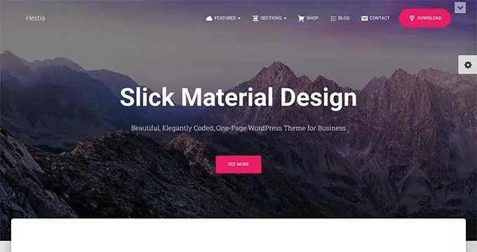 Looking for the Best Free WordPress Blog Themes? Here Are the Ones Worth Using in 2026 86 hestia - wordpress blog theme