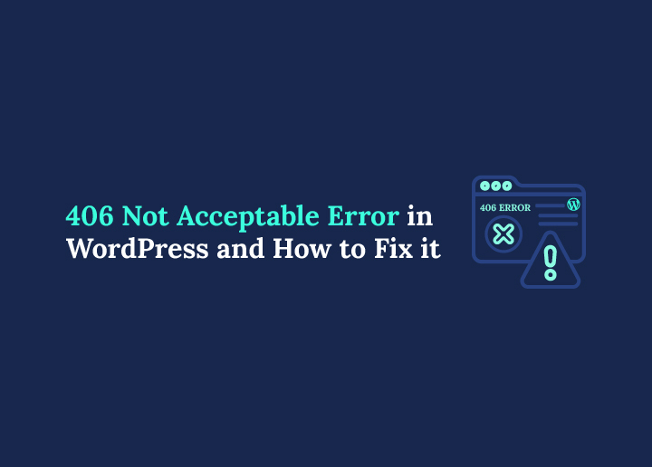406 Error in WordPress