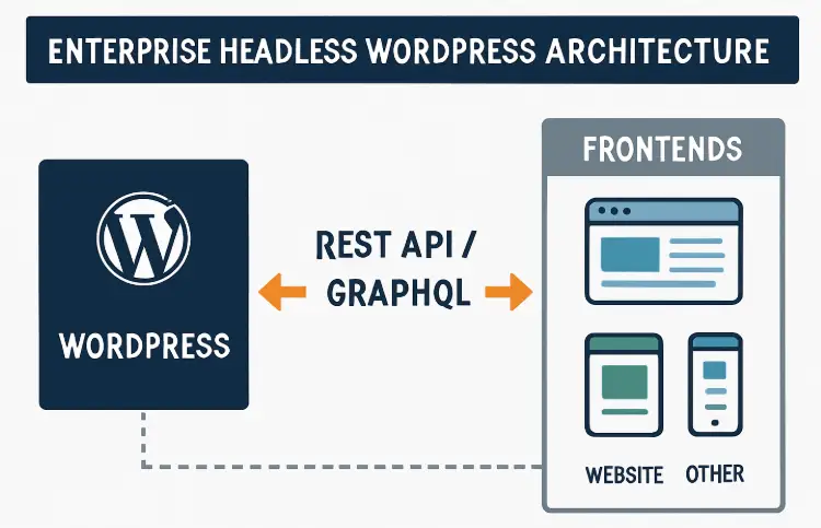 Enterprise Headless WordPress Development: All You Need to Know 78 Enterprise Headless WordPress Architecture