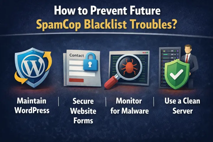 SpamCop Blacklist Troubles: How to Remove Your WordPress Site Successfully? 80 How to prevent spamcop blacklist issues