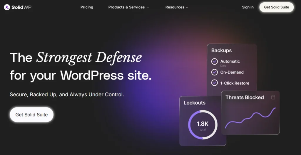 Best WordPress Security Plugins in 2026 (Free and Premium) 79 SolidWP WordPress Security Plugin