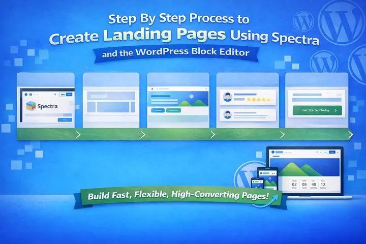 How to Create Landing Pages Using Spectra and the WordPress Block Editor in 8 Steps 80 Step-by-step guide - create landing pages using Spectra tutorial