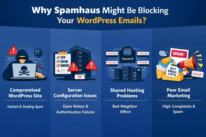 Spamhaus Email Blocks: How to Resolve Them on WordPress? 78 Why Spamhaus might block your emails