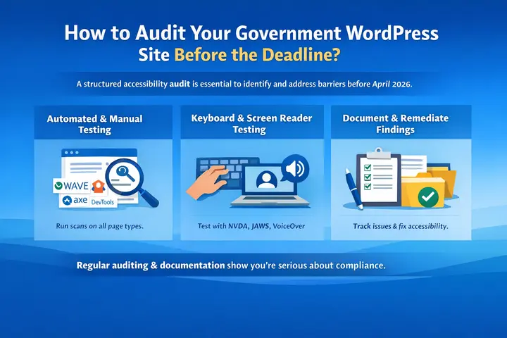 ADA Compliance for WordPress Government Websites 79 Auditing your ADA compliance wordpress government site