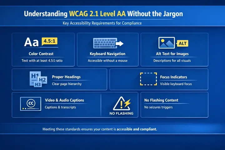 ADA Compliance for WordPress Government Websites 78 Understanding WCAG 21 Level AA