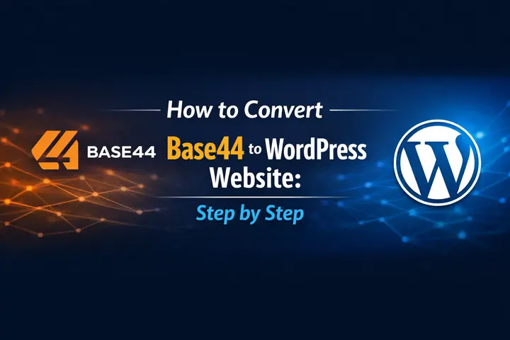 Base44 to WordPress Conversion: The Complete Guide for Beginners 79 Base44 to WordPress website guide