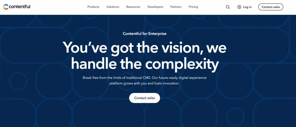 WordPress Enterprise DXP Solutions: A Complete Guide 85 Contentful API-First DXP