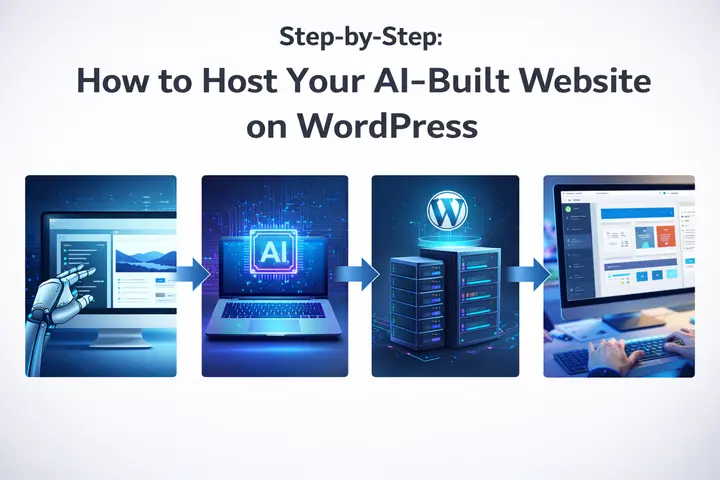 How to Host an AI-Built Website on WordPress in 7 Easy Steps 79 Step-by-step guide to hosting AI-built websites
