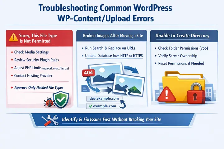 Everything to Know About WordPress WP-Content/Uploads Folder 80 Troubleshooting common wp-content/uploads errors