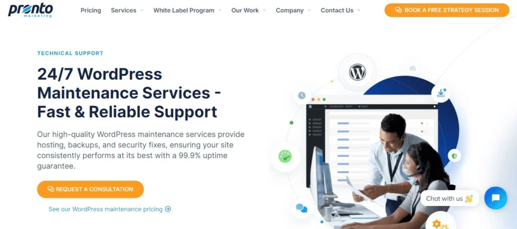 FixRunner Alternatives for Emergency WordPress Support and Maintenance in 2026 85 pronto marketing