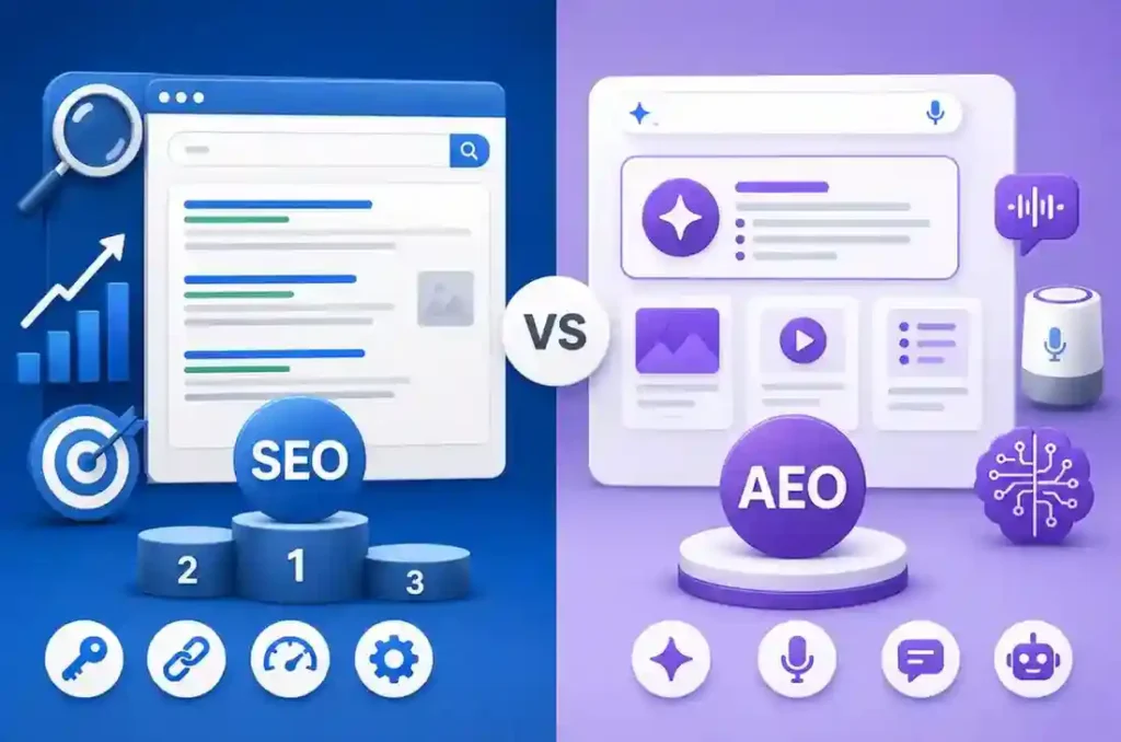 AEO vs SEO: What is the Difference and Which One Does Your Website Actually Need? 80 AEO vs SEO