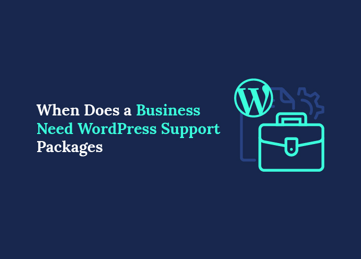 When Does a Business Need WordPress Support Packages