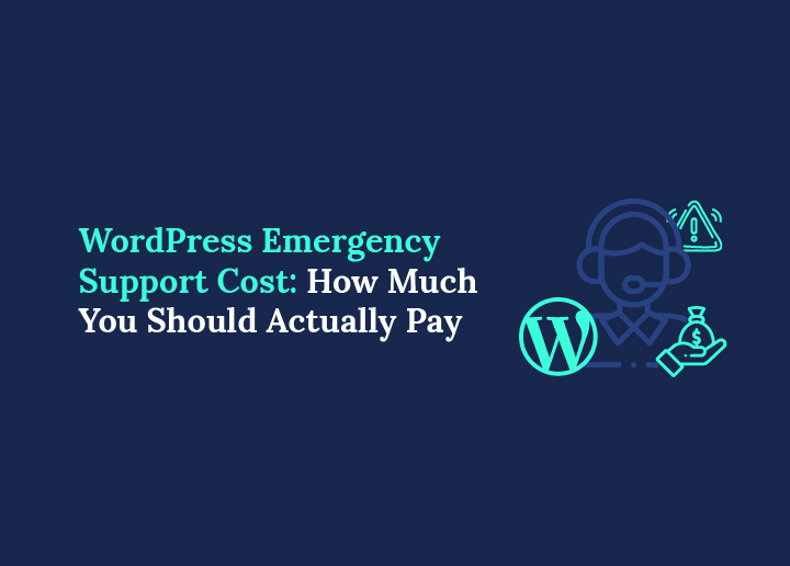 WordPress Emergency Support Cost